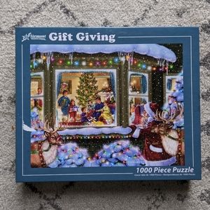 1000 piece puzzle Christmas winter snow santa gift